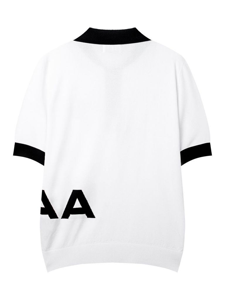 UTAA Panache Mono PK Knit : Men's White