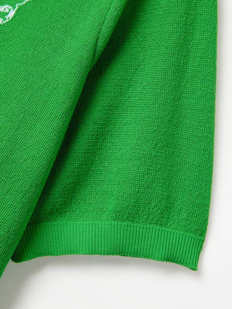 UTAA Crown Panther Wappen Classical PK Knit : Men's Green