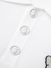 UTAA Crown Panther Wappen Classical PK Knit : Men's White