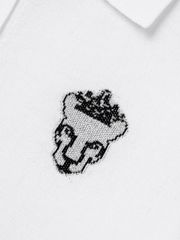 UTAA Crown Panther Wappen Classical PK Knit : Men's White