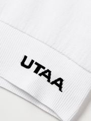 UTAA Crown Panther Wappen Classical PK Knit : Men's White