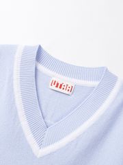 UTAA Symbol Sealing Classic Knit Vest : Women's Sky Blue