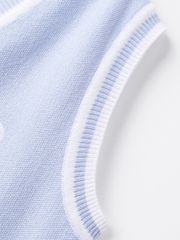 UTAA Symbol Sealing Classic Knit Vest : Women's Sky Blue