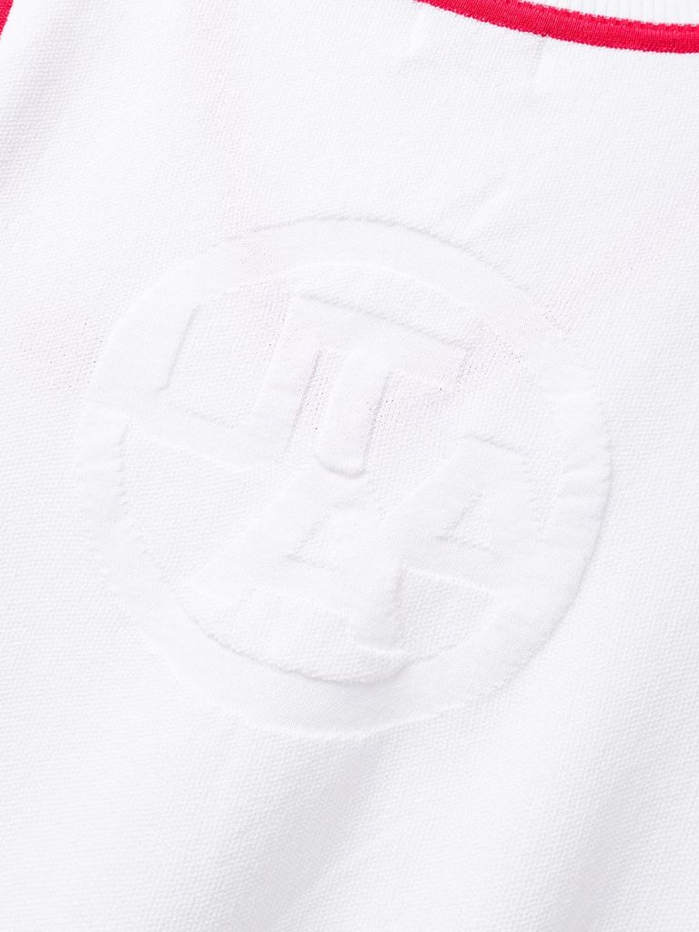 UTAA Symbol Sealing Classic Knit Vest : Women's White