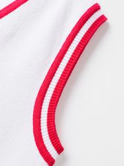 UTAA Symbol Sealing Classic Knit Vest : Women's White