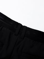 UTAA Marvel Crown Ring Panther Golden Switch Button Pants : Men's Black