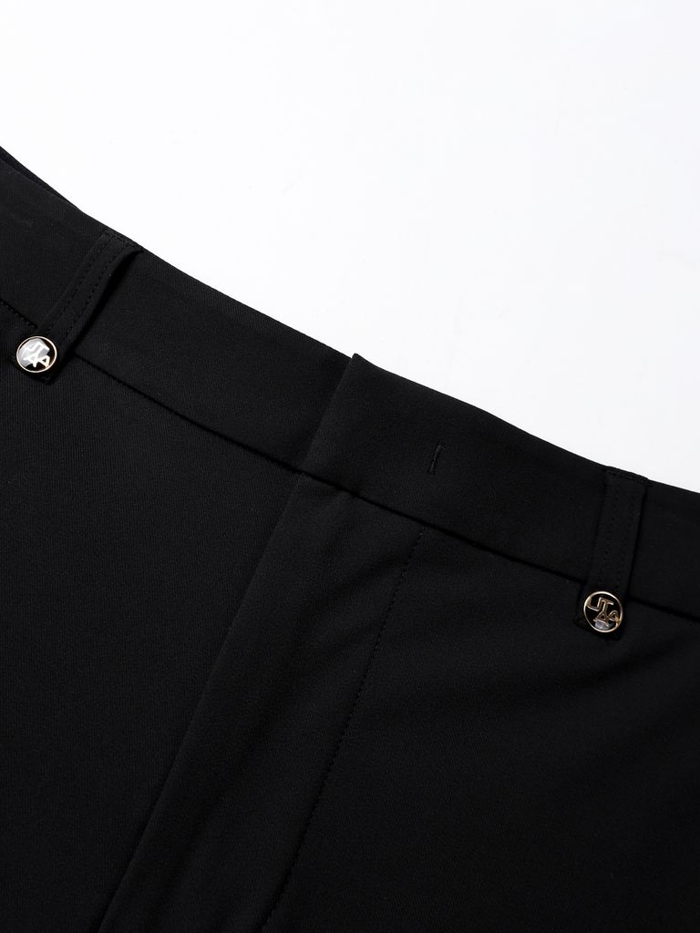 UTAA Marvel Crown Ring Panther Golden Switch Button Pants : Men's Black