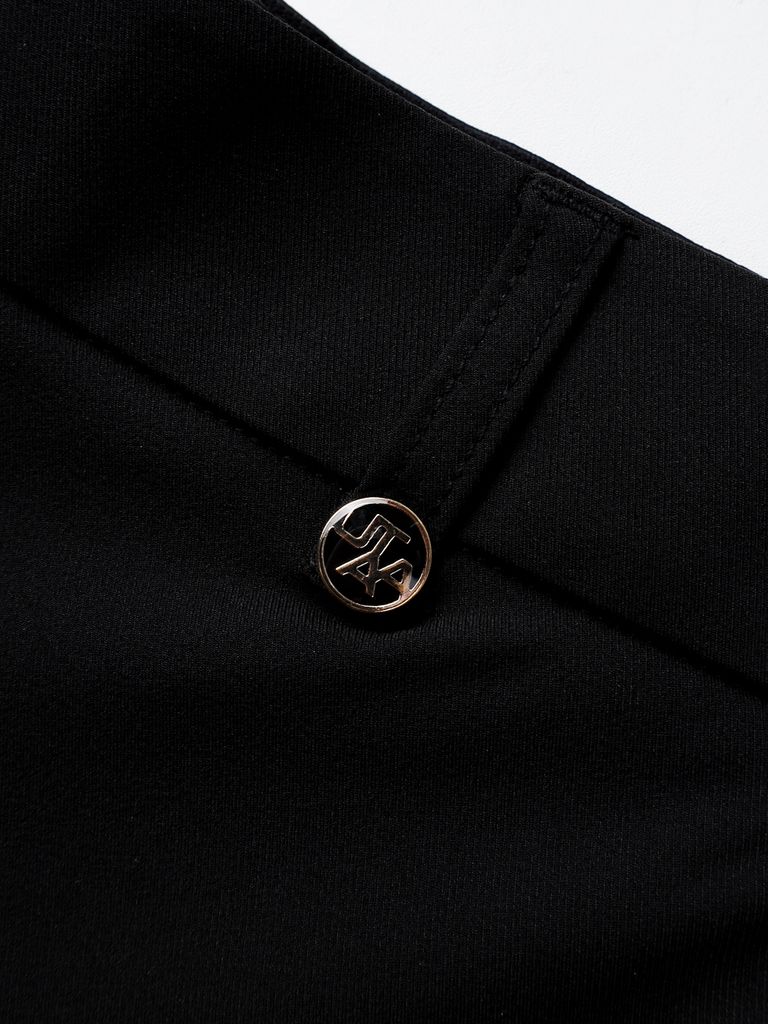 UTAA Marvel Crown Ring Panther Golden Switch Button Pants : Men's Black