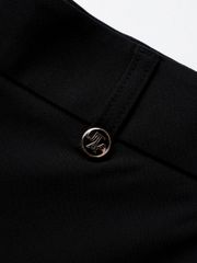 UTAA Marvel Crown Ring Panther Golden Switch Button Pants : Men's Black