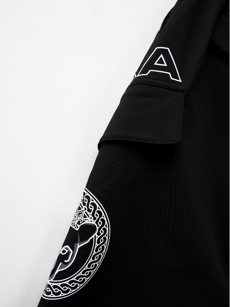 UTAA Ring Panther Oblique Side Pocket Pants : Men's Black