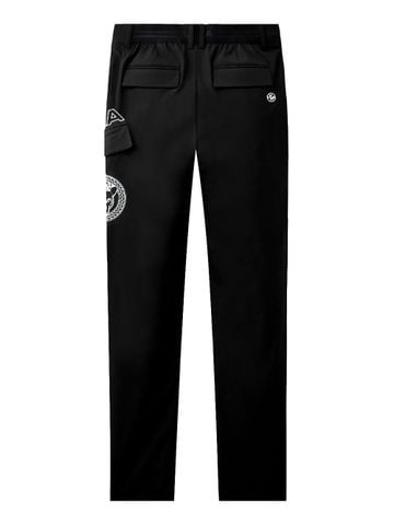 UTAA Ring Panther Oblique Side Pocket Pants : Men's Black