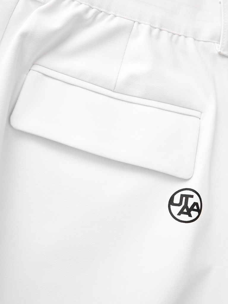 UTAA Ring Panther Oblique Side Pocket Pants : Men's White