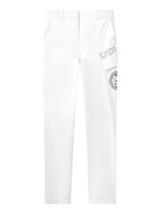 UTAA Ring Panther Oblique Side Pocket Pants : Men's White