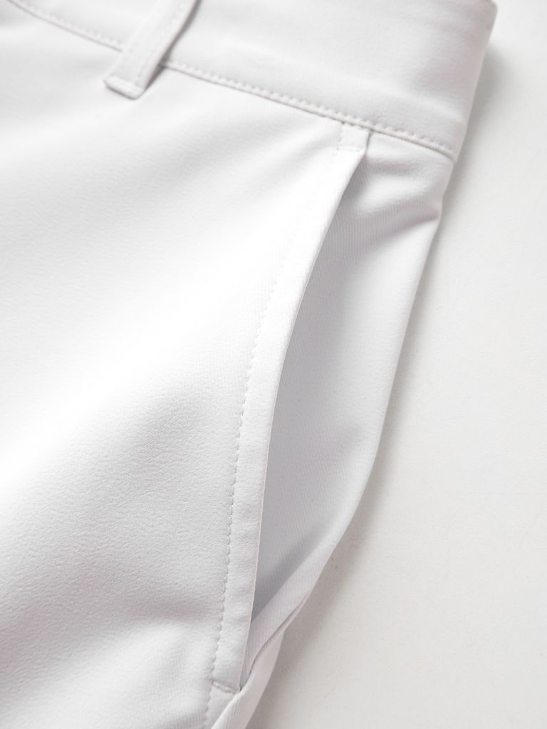 UTAA Ring Panther Oblique Side Pocket Pants : Men's White