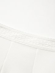 UTAA Blossom Prime Flare Skirt : White