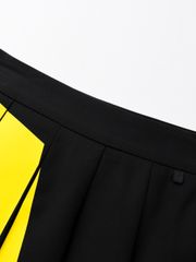 UTAA Mont Bulk Logo Pleats Skirt : Black