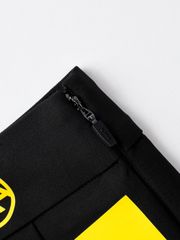 UTAA Mont Bulk Logo Pleats Skirt : Black