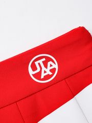 UTAA Mont Bulk Logo Pleats Skirt : Red