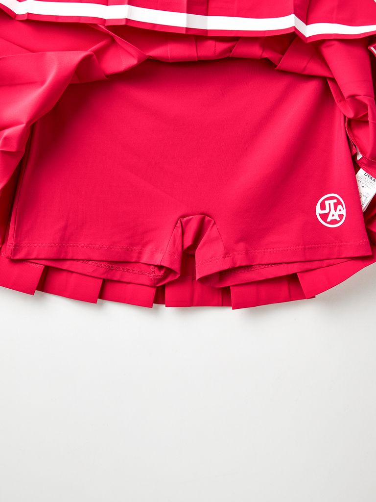 UTAA DayBreak Line Flare Skirt : Dark Pink