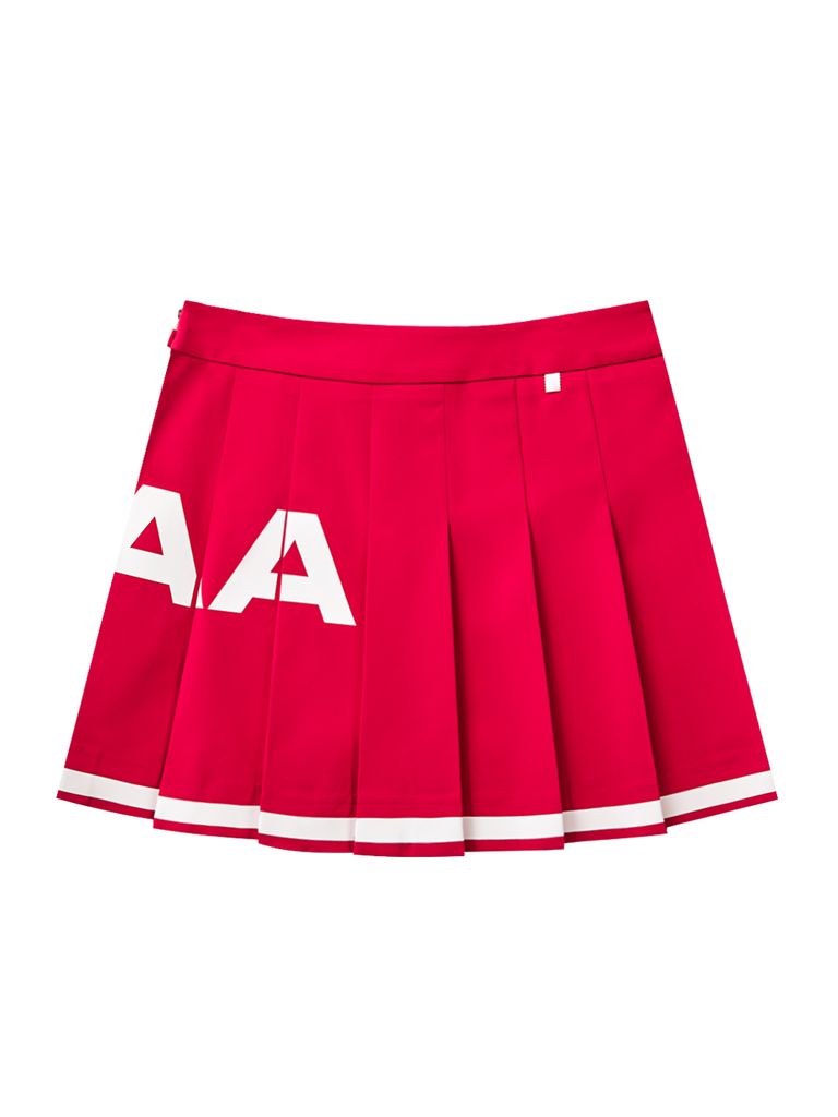 UTAA DayBreak Line Flare Skirt : Dark Pink