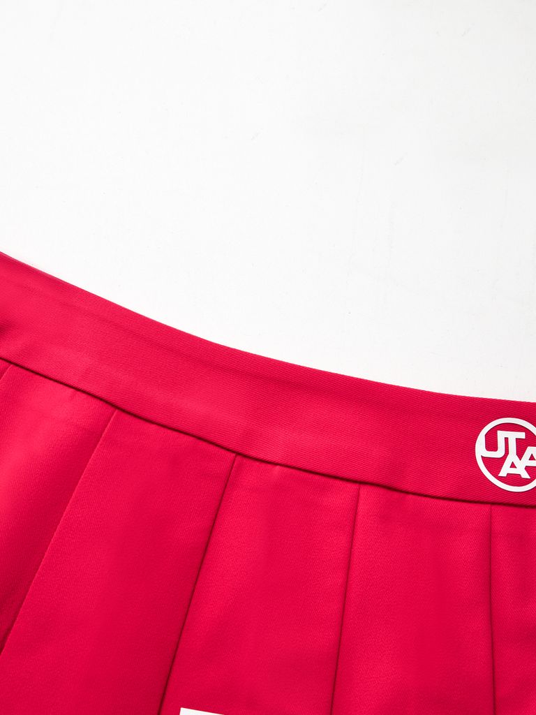 UTAA DayBreak Line Flare Skirt : Dark Pink