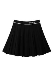 UTAA Dime Classic Knit Flare Skirt : Black