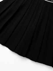 UTAA Dime Classic Knit Flare Skirt : Black