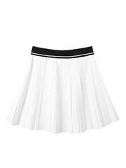UTAA Dime Classic Knit Flare Skirt: White