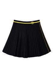UTAA Notion Flare Knit Skirt : Black