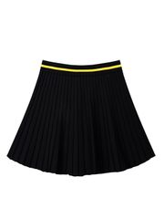 UTAA Notion Flare Knit Skirt : Black
