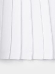 UTAA Notion Flare Knit Skirt : White