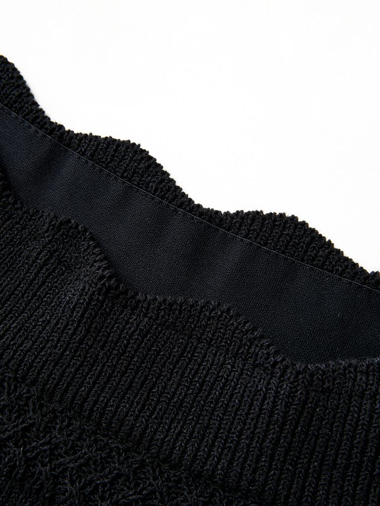 UTAA Twin ruffle Flare Skirt : Black