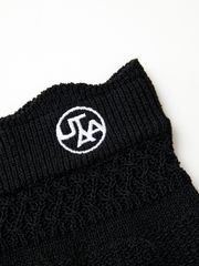 UTAA Twin ruffle Flare Skirt : Black