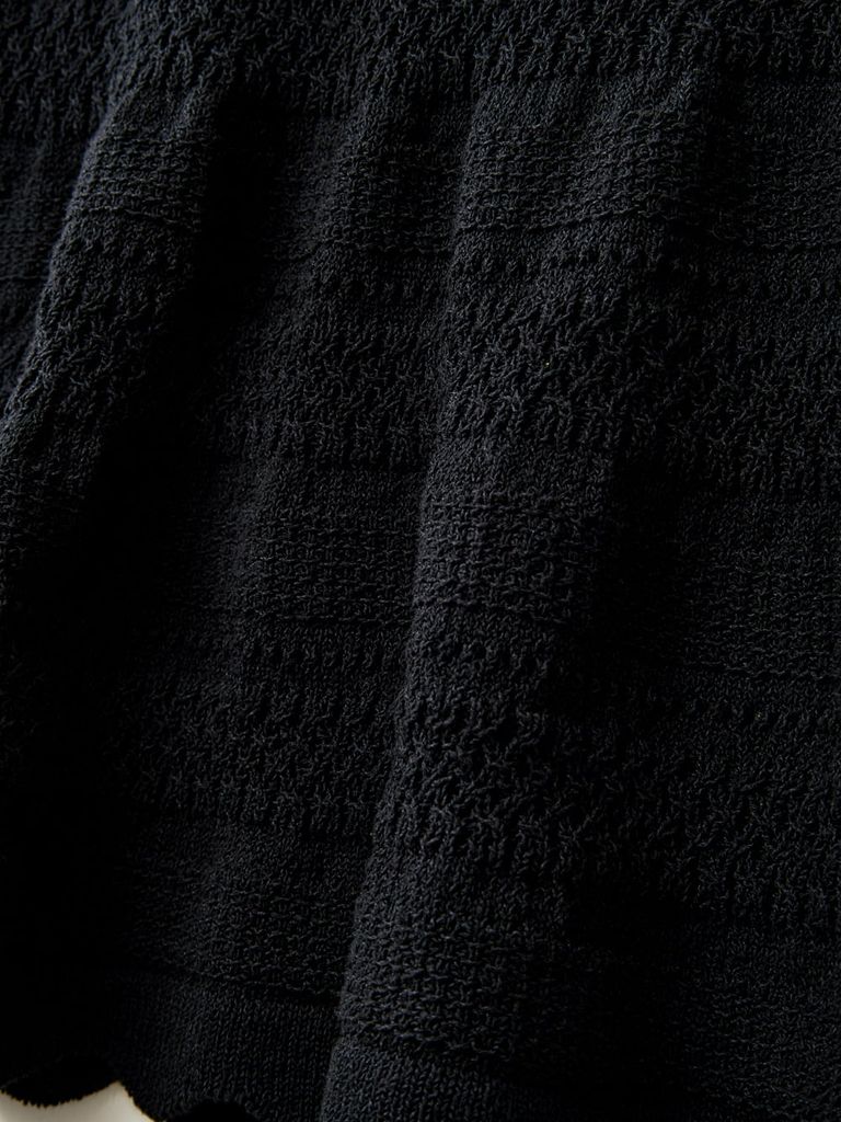 UTAA Twin ruffle Flare Skirt : Black