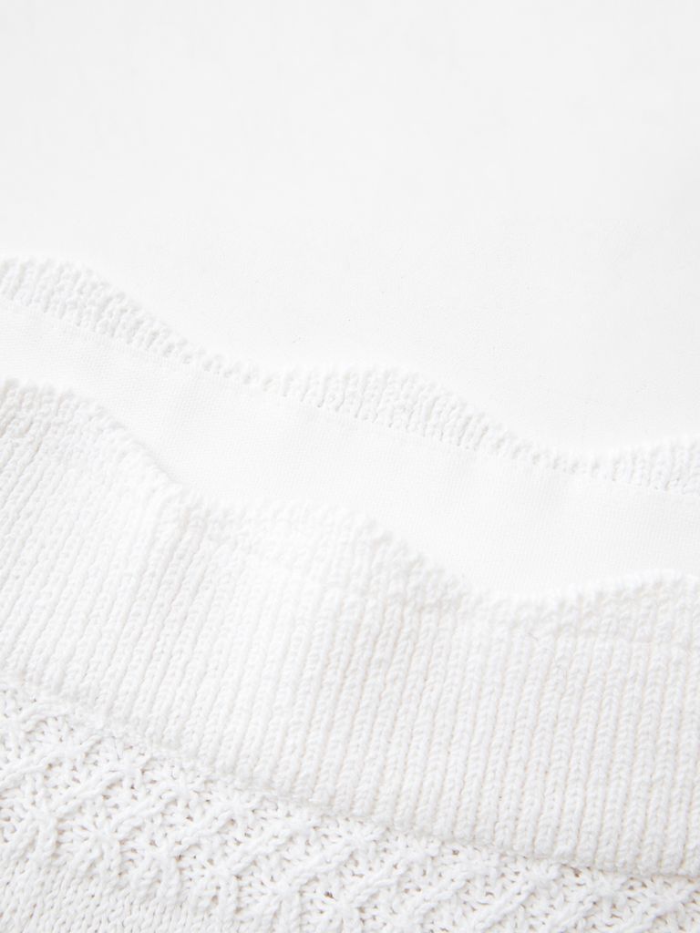 UTAA Twin ruffle Flare Skirt : White