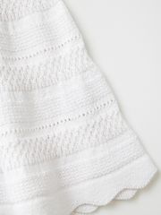 UTAA Twin ruffle Flare Skirt : White
