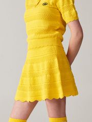 UTAA Twin ruffle Flare Skirt : Yellow