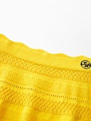 UTAA Twin ruffle Flare Skirt : Yellow