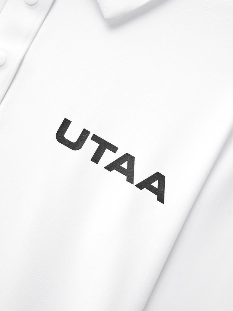 UTAA Azure Color PK Sleeve : Men's White