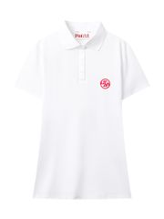 UTAA Plain Color Symbol PK T-shirt : Women's White