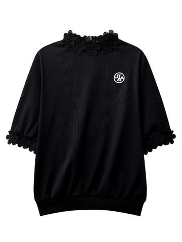 UTAA Blossom Prime Turtleneck Tee : Women's Black