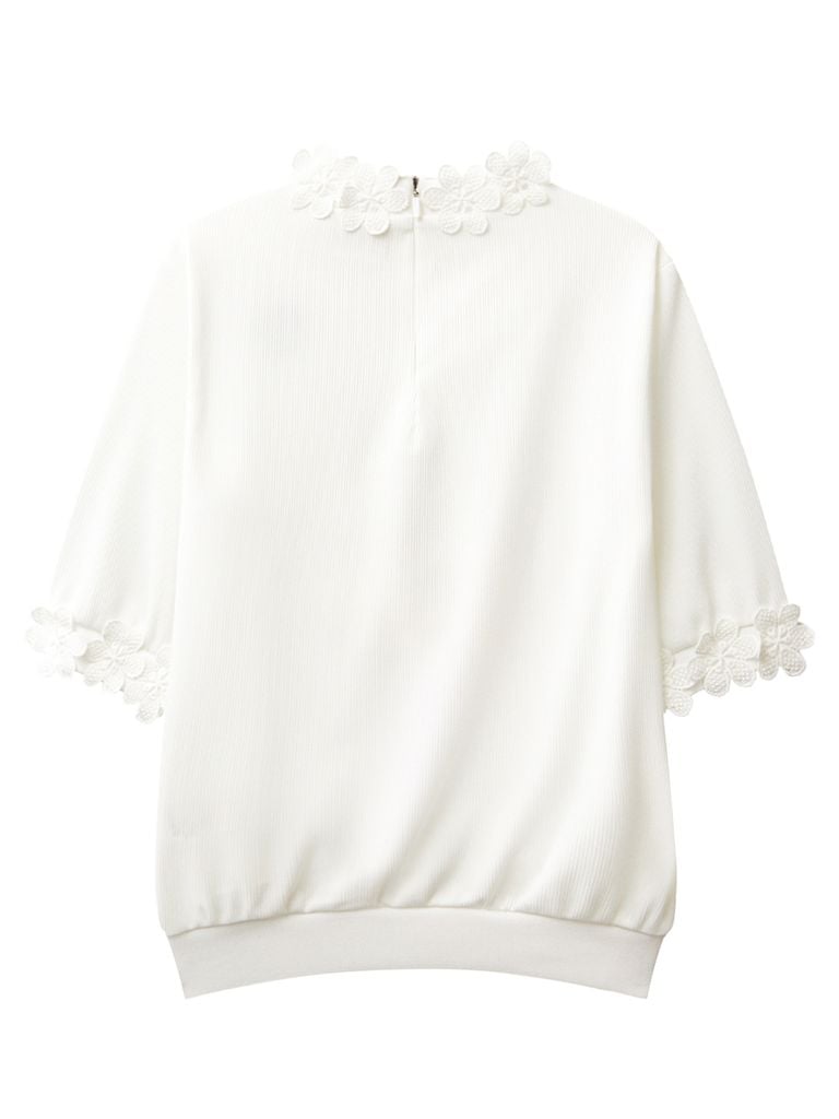 UTAA Blossom Prime Turtleneck Tee : Women's White