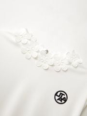 UTAA Blossom Prime Turtleneck Tee : Women's White