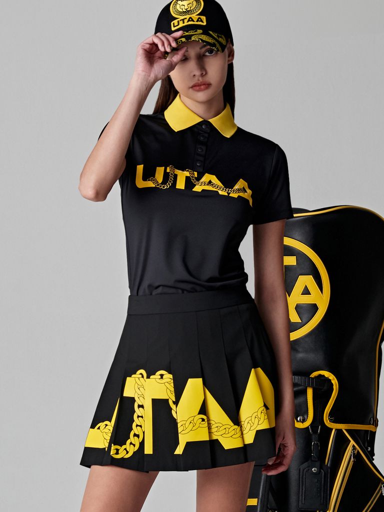 UTAA Helix String PK T-shirt : Women's Black