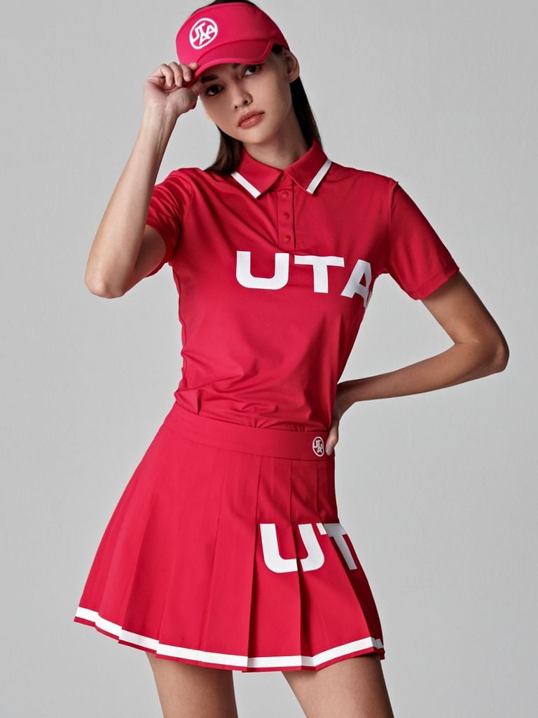 UTAA Daybreak Line PK T-shirt : Women's Dark Pink