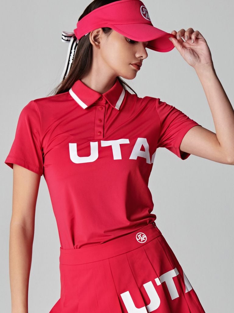 UTAA Daybreak Line PK T-shirt : Women's Dark Pink