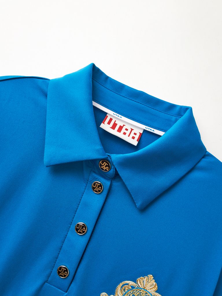 UTAA Grand Gold Crown Panther PK T-shirt : Women's Blue