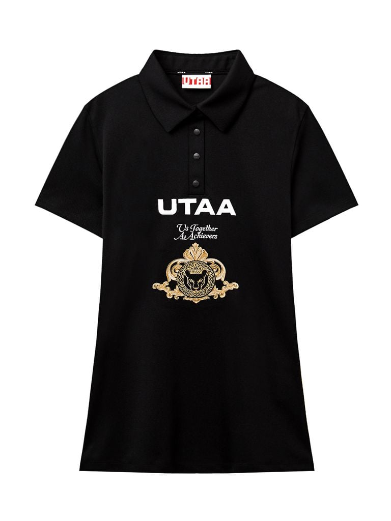 UTAA Golden Crown Ring Panther State PK T-shirt : Women's Black
