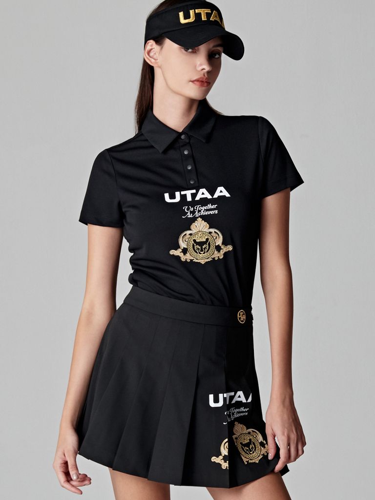 UTAA Golden Crown Ring Panther State PK T-shirt : Women's Black
