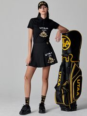 UTAA Golden Crown Ring Panther State PK T-shirt : Women's Black
